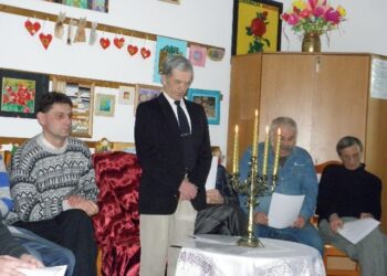 Podopieczny sandomierskiego ŚDS zaprezentował swoją twórczość.