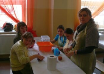 Magiczne filcowanie w Grębowie