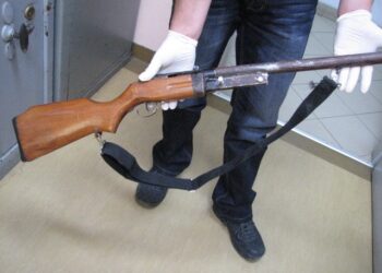 Nielegalny arsenał.