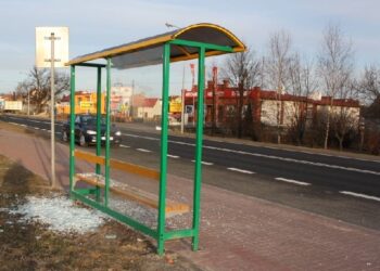 Uszkodzili wiatę przystanku – zostali zatrzymani.