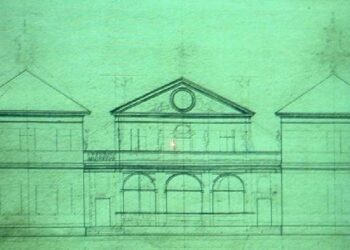 Regionalne Towarzystwo Kultury im. Juliana Macieja Goslara w Kolbuszowej rozmawia z właścicielem posesji, na której przed wiekami stał słynny pałac.