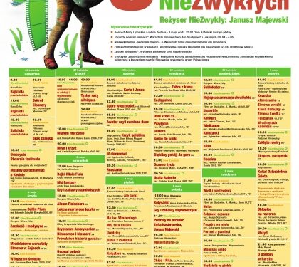 Festiwal Filmów Niezwykłych w Sandomierzu – szczegółowy terminarz