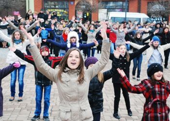 Wielkanocne tańce uwielbienia.