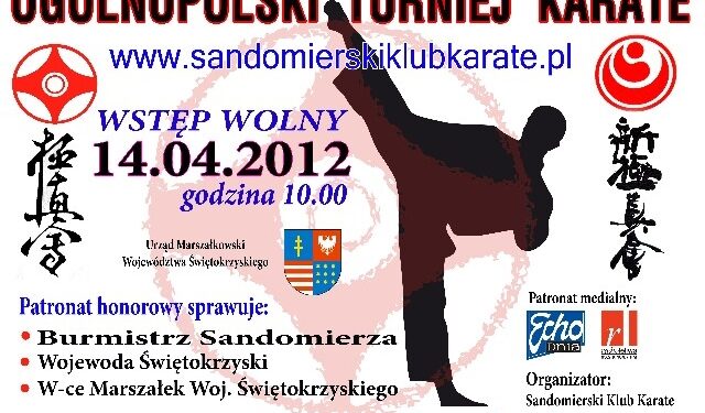 Ogólnopolski Turniej Karate odbędzie się w sobotę (14 kwietnia) w Sandomierzu.