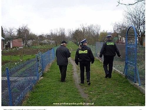 Doroczne spotkanie  z działkowcami w Komendzie Miejskiej Policji w Tarnobrzegu