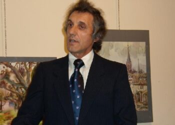 Jubileuszowa wystawa Jurija Sulimova w sandomierskim ratuszu.