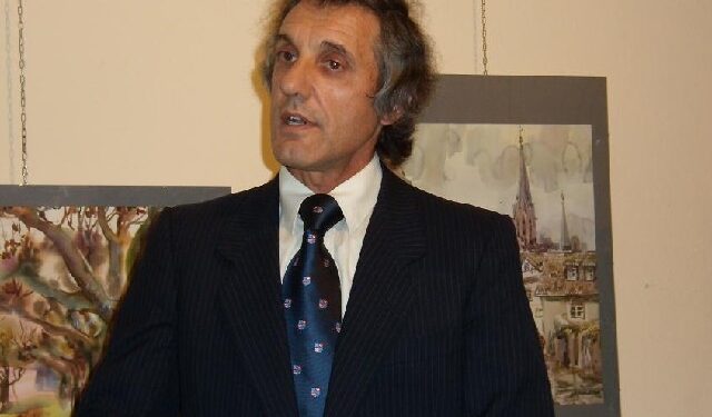 Jubileuszowa wystawa Jurija Sulimova w sandomierskim ratuszu.