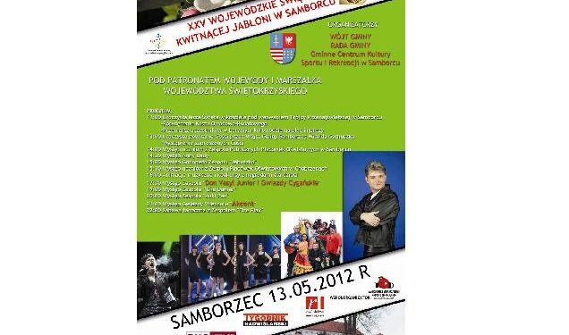 XXV Wojewódzkie Święto Kwitnącej Jabłoni – Samborzec, 13 maja 2012