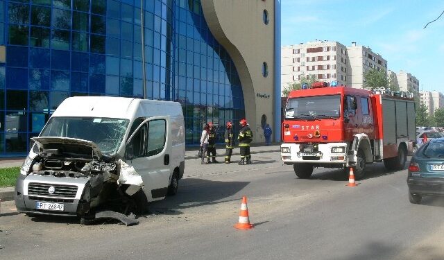 Utrudnienia w ruchu na ulicy Kopernika w Tarnobrzegu.