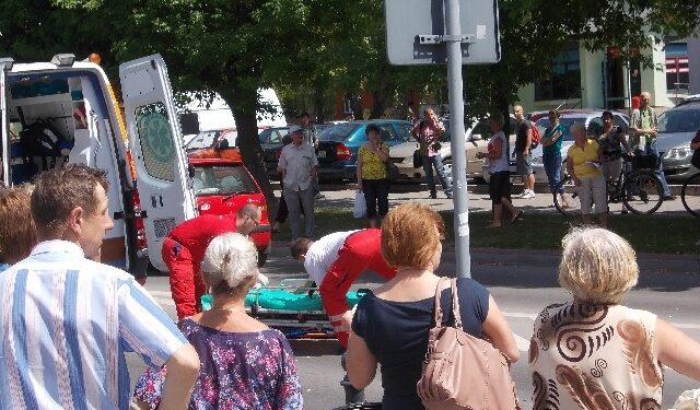 Wypadek w Tarnobrzegu.