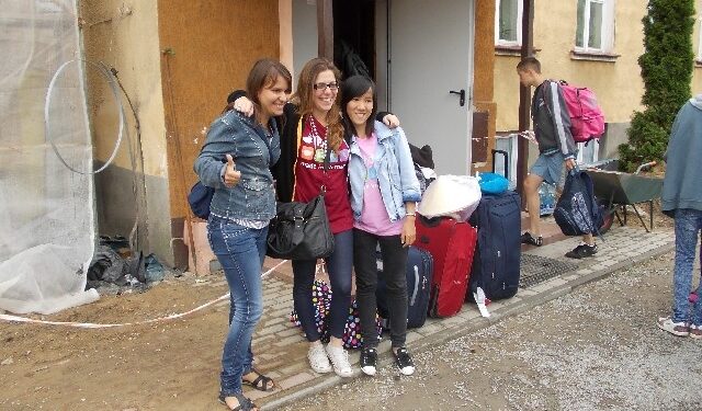 Goście w Domu Dziecka w Skopaniu