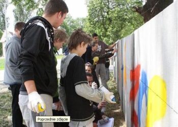 W Samborcu trwa realizacja projektu 'Street Art czyli sztuka za miedzą'