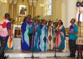 Koncert Claret Gospel w Domatkowie.