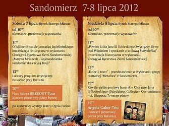 Jarmark Jagielloński i Festyn Rycerski w Sandomierzu coraz bliżej.