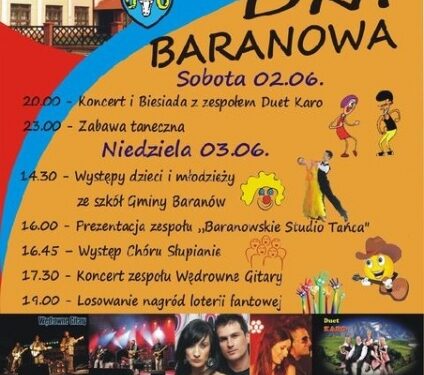 KOMBII i Danzel to gwiazdy tegorocznych Dni Baranowa Sandomierskiego.