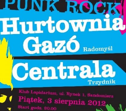 Punk rock w Sandomierzu.