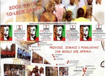 Claret Gospel z Wybrzeża Kości Słoniowej w Kolbuszowej i Majdanie Królewskim.