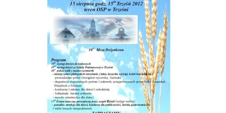 Trześń: Festyn dożynkowy.