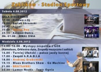 Zbliżają się Dni nad Sanną w Zaklikowie.