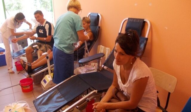 Zbiórka krwi w Nowej Dębie zakończona powodzeniem