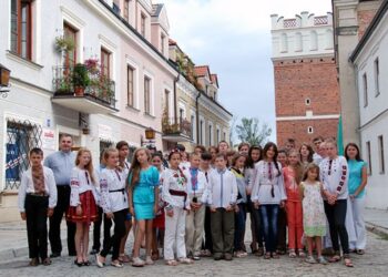 Dzieci z polonijnych rodzin na Ukrainie przebywają w Sandomierzu na koloniach zorganizowanych przez diecezjalną Caritas.