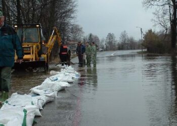 Woda znów zalała kolbuszowskie osiedle Partyzantów