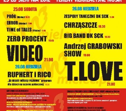 Mielec: Dni Mielca (25-26.08.2012) – program.
