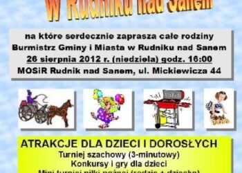 W Rudniku nad Sanem w niedzielę odbędzie się Rodzinny Piknik na pożegnanie wakacji.