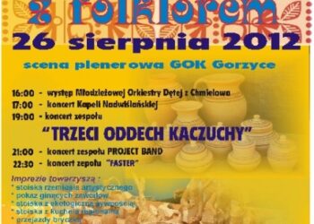Gminny Ośrodek Kultury w Gorzycach zaprasza na imprezę plenerową pn. "Niedziela z folklorem".