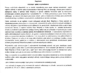 Czy będą zmiany w niżańskiej uchwale regulującej opłaty za przedszkola?