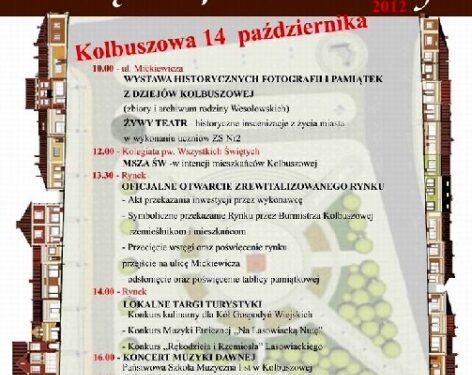 W najbliższą niedzielę uroczyste zakończenie rewitalizacji kolbuszowskiego Rynku.