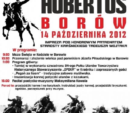 Borów: 'Hubertus Borów' już dziś.