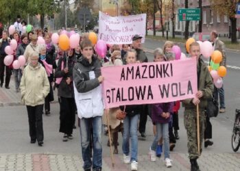 W Stalowej Woli odbył się Marsz Różowej Wstążki.