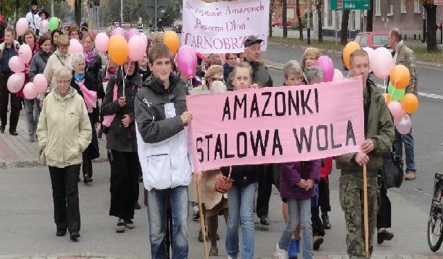 W Stalowej Woli odbył się Marsz Różowej Wstążki.