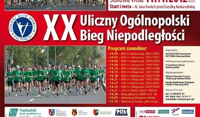 Stalowa Wola: Ogólnopolski Bieg Niepodległości skończy 20 lat.