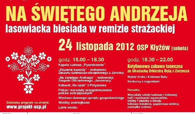 Andrzejki w remizie.