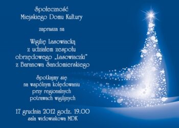 Wigilia lasowiacka w MDK