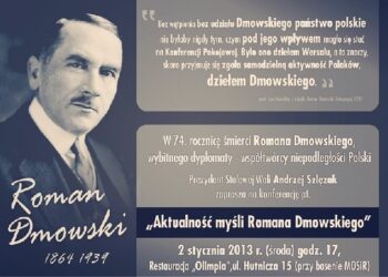 Stalowa Wola: 74 rocznica śmierci Romana Dmowskiego.