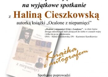 Spotkanie z Haliną Cieszkowską