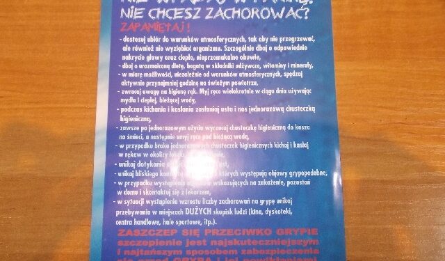 Apel SANEPIDU w urzędach, szkołach, ośrodkach zdrowia.