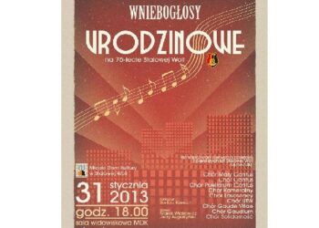 Stalowa Wola: Zabrzmią dziś urodzinowe Wniebogłosy.
