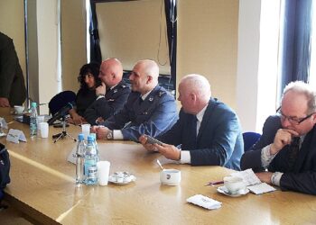 Sandomierscy policjanci podsumowali na naradzie rocznej miniony rok.