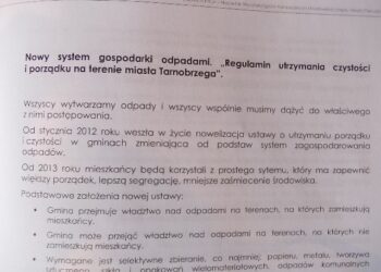 Tarnobrzeg. W obliczu nowego systemu gospodarki odpadami.
