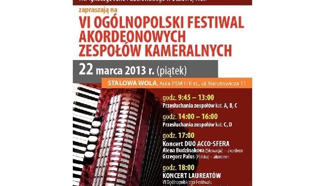 Stalowa Wola: Rozbrzmiewają Akordeony.