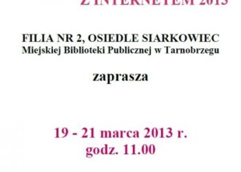 Tarnobrzeg. Biblioteczna, internetowa "Poradnia zdrowia"
