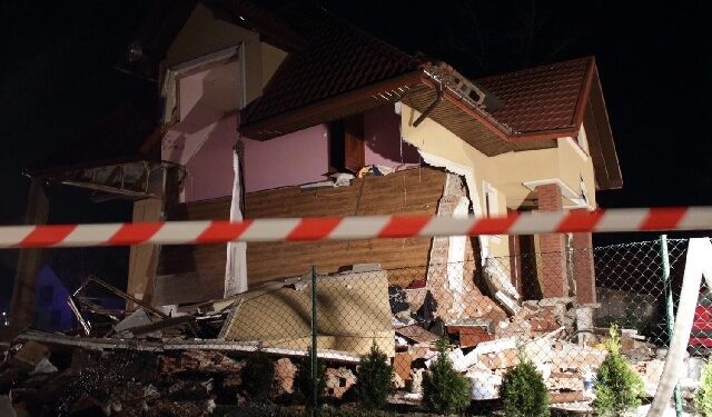 Harasiuki: Wybuchu gazu zrujnował dom
