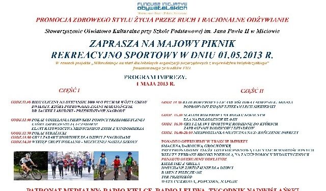 Majowy Piknik Rekreacyjno Sportowy w Mściowie
