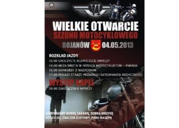 Motocyklowy zlot w Bojanowie