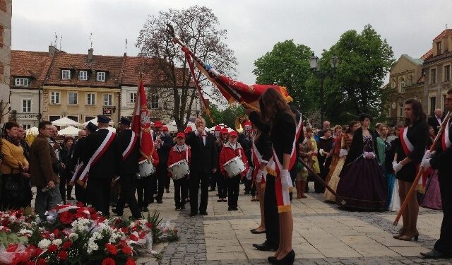 Sandomierz: Uroczystości trzeciomajowe.