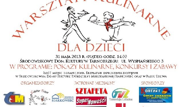 Tarnobrzeg. Warsztaty Kulinarne dla Dzieci.